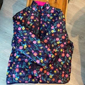 EUC Disney Alice In Wonderland reversible puffer coat